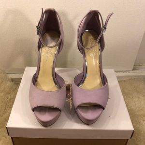 Lavender Jessica Simpson heels, size 9